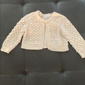Baby Gap Popcorn Knit Cardi Sweater